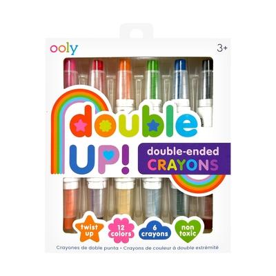 Double Up! Double-Ended Crayons (Set of 6 / 12 Colors)