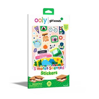 Ooly X Girl Scouts: s'Mores Scented Stickers (Set of 2 Sheets & 6 Die-Cut) Subscription