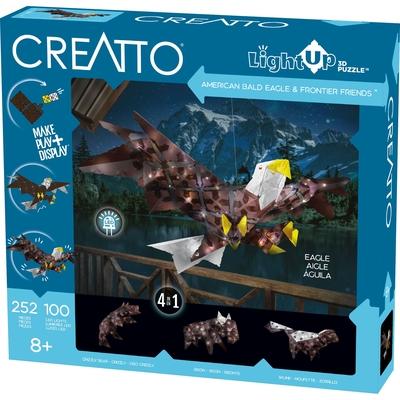 Creatto: American Bald Eagle & Frontier Friends - 3l (En/Fr/Es)