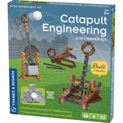 Catapult Engineering: 6-In-1 Maker Kit