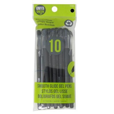 10 Pk Gel Pen - Black