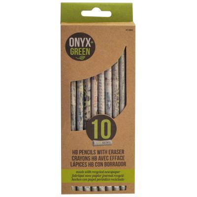 10pk #2pencils/White Eraser/Re