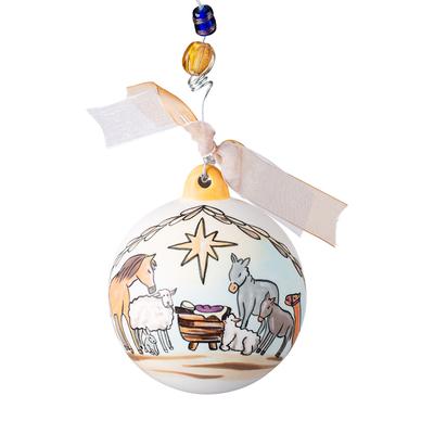 Thrill of Hope with Animals Ornament