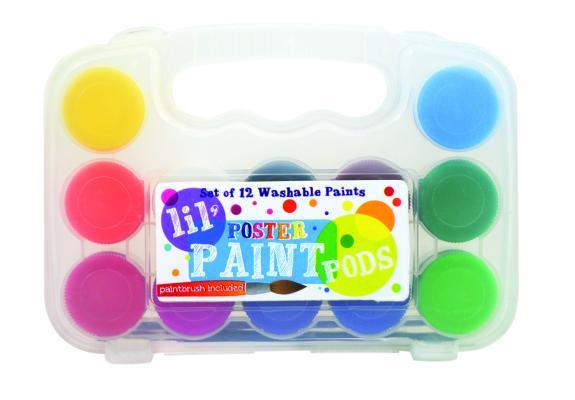 Lil' Paint Pods Poster Paints - Classic Colors (13 PC Set)