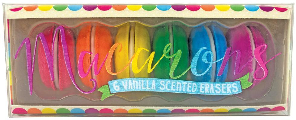 Macarons Scented Erasers - Set of 6