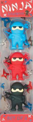 Ninja Puzzle Erasers - Set of