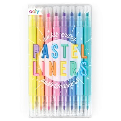 Pastel Liners Markers - Set of 8