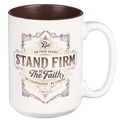 Ceramic Mug Stand Firm 1 Corinthians 16:13