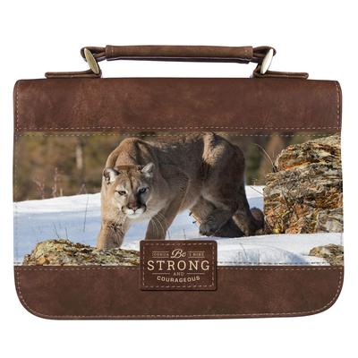 Bible Cover Lg Be Strong Scenic Joshua 1:9