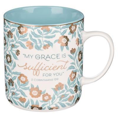 Mug Ceramic My Grace Is Sufficient 2 Cor 12:9