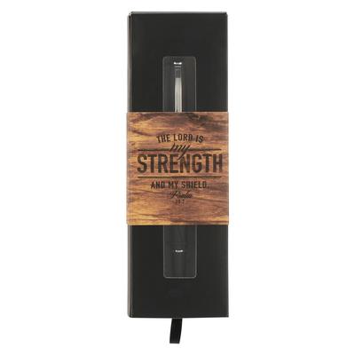 Christian Art Gifts Pen in Gift Box the Lord Is My Strength - Psalm 28:7 Inspirational Bible Verse