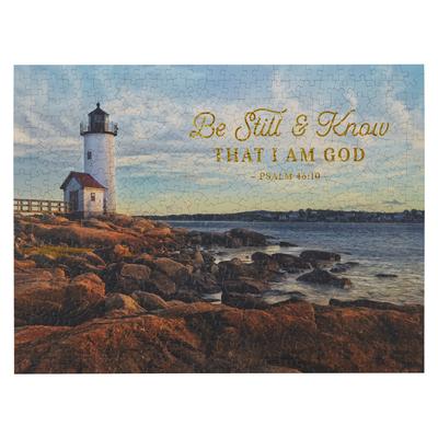 Christian Art Gifts 500 Piece Scripture Puzzle for Men, Women, & Children: Be Still & Know - Psalm 46:10 Inspirational Bible Verse