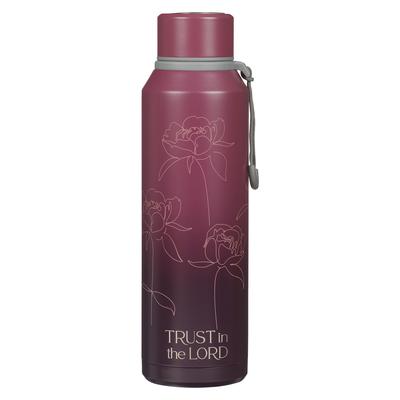 Christian Art Gifts Stainless Steel Double Wall Vacuum Sealed Insulated Water Bottle for Women & Grads: Hope & a Future - Jer. 29:11 Inspirational Bib