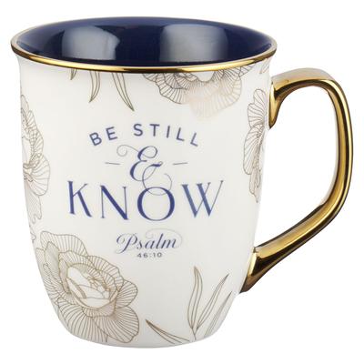 Mug Navy Be Still Ps. 46:10 Subscription