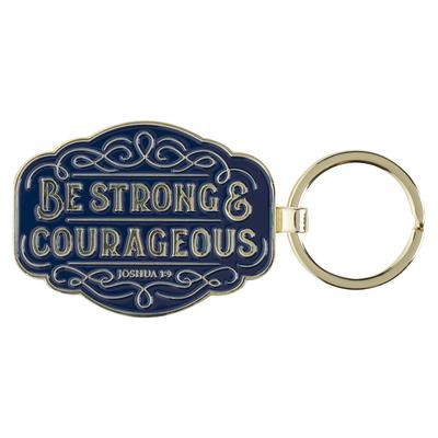 Keychain Be Strong & Courageous Josh. 1:9 Subscription