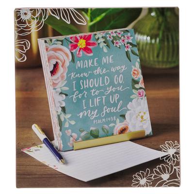 Scripture Cards W/Stand Floral Subscription