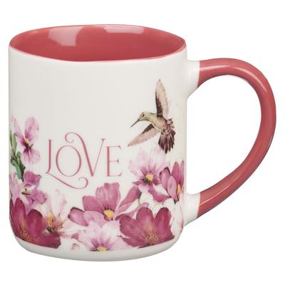 Christian Art Gifts Inspirational Scripture Ceramic Coffee & Tea Mug for Women: Love Encouraging Bible Verse, Microwave & Dishwasher Safe Cup, Sturdy Subscription