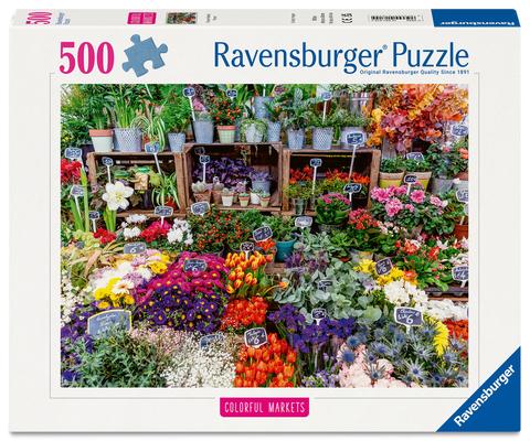 Flower Market, France 500 PC Puzzle Subscription