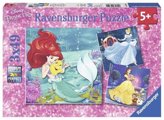 Princesses (3 X 49 PC Puzzles)