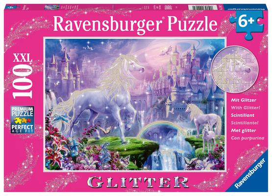 Unicorn Kingdom 100 PC XXL Glitter Puzzle Subscription