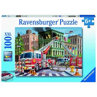 Fire Truck Rescue 100 PC Puzzle