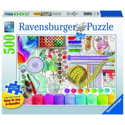 Needlework Station 500 PC Large Format Puzzle