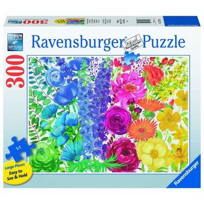 Floral Rainbow 300 PC Large Format Puzzle