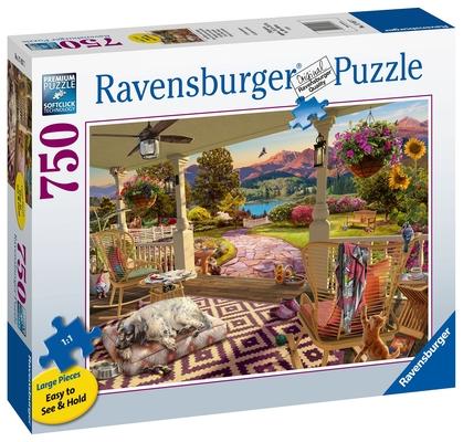 Cozy Front Porch 750 PC Large Format Puzzle