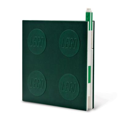 Lego 2.0 Locking Notebook with Gel Pen - Green