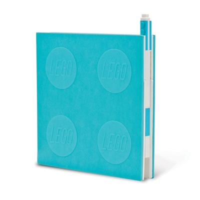 Lego 2.0 Locking Notebook with Gel Pen - Azur