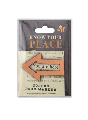 Know Your Place Page Markers Copper