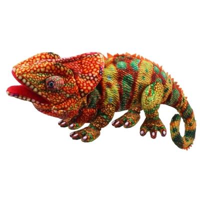 Full Bodied Orange Chameleon Hand Puppet: Chameleon (Orange)