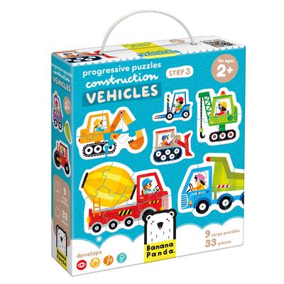 Progressive Puzzles Construction Vehicles 2+ Toddler Puzzle