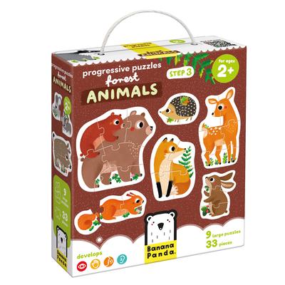 Progressive Puzzles Forest Animals 2+ Toddler Puzzle