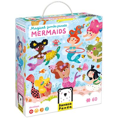 Magical Jumbo Puzzle Mermaids 4+ Floor Puzzle