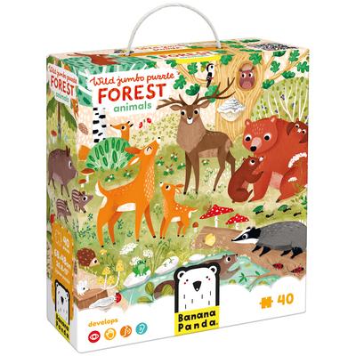 Wild Jumbo Puzzle Forest Animals 3+ Floor Puzzle