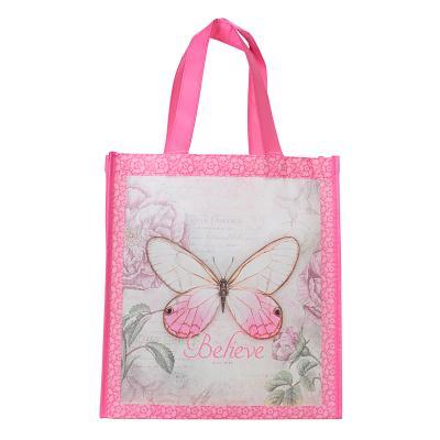 Tote Butterfly Pink Believe Ma