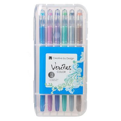 Gel Pen Set 12pc Metallic/Glit