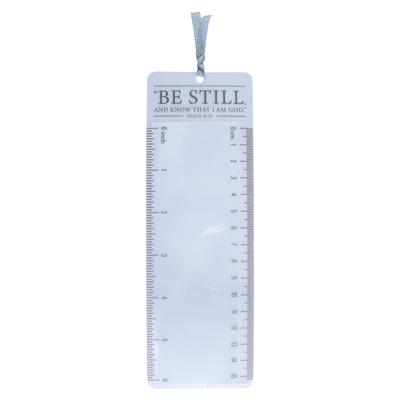 Christian Art Gifts Magnifying Bookmark: Be Still - Psalm 46:10