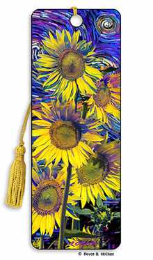 Royce 3D Bookmark - Sunflowers