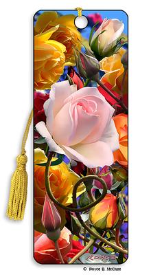 Royce 3D Bookmark - Roses