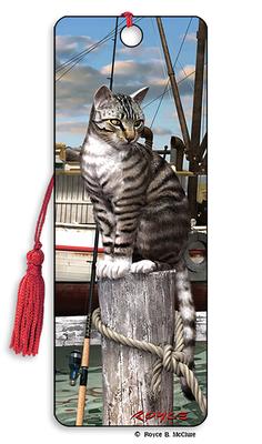 Royce 3D Bookmark - Wharf Cat