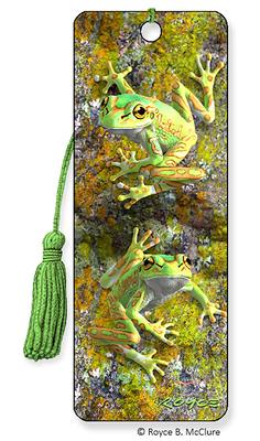 Royce 3D Bookmark - Bell Frogs