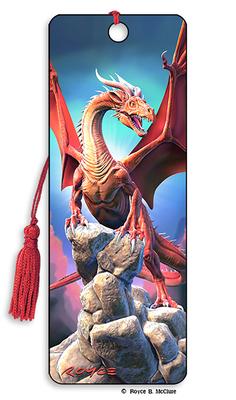 Royce 3D Bookmark - Red Dragon