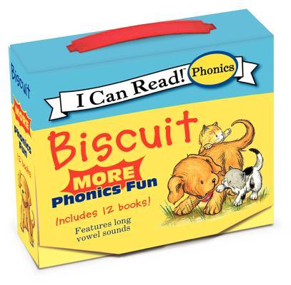 Biscuit: More 12-Book Phonics Fun!: Includes 12 Mini-Books Featuring Short and Long Vowel Sounds