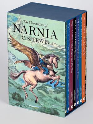 The Chronicles of Narnia Full-Color Paperback 7-Book Box Set: The Magician's Nephew, the Lion, the Witch and the Wardrobe, the Horse and His Boy, Prin