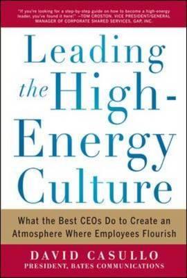 Leading the High Energy Culture: What the Best Ceos Do to Create an Atmosphere Where Employees Flourish