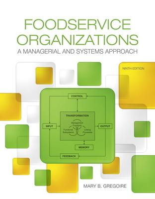 Foodservice Organizations: A Managerial and Systems Approach Subscription