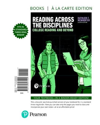 Reading Across the Disciplines: College Reading and Beyond