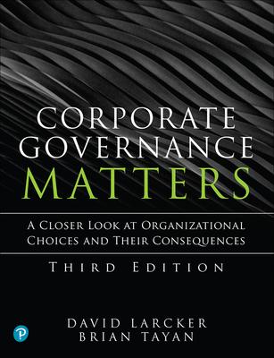 Corporate Governance Matters